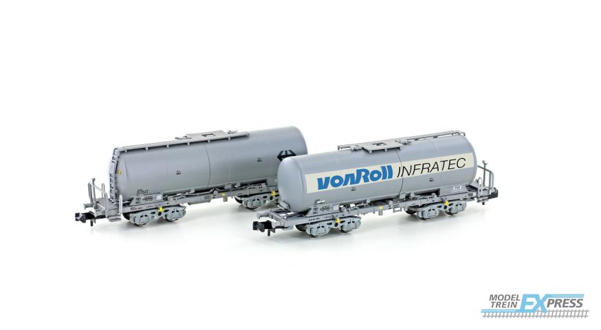Hobbytrain 23490 1:160 2ER SET SILOW. UACS SBB + VON ROLL INFRATEC IV-V