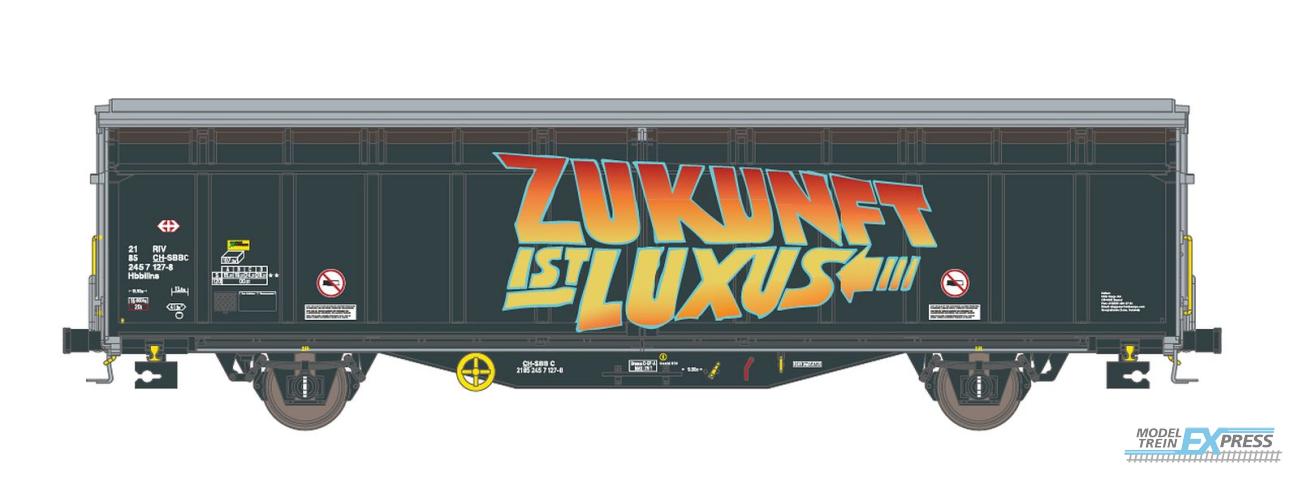 Hobbytrain 24669 SCHIEBEWANDWAGEN HBBILLNS SBB, GRAFFITI-SERIE (?/25) *