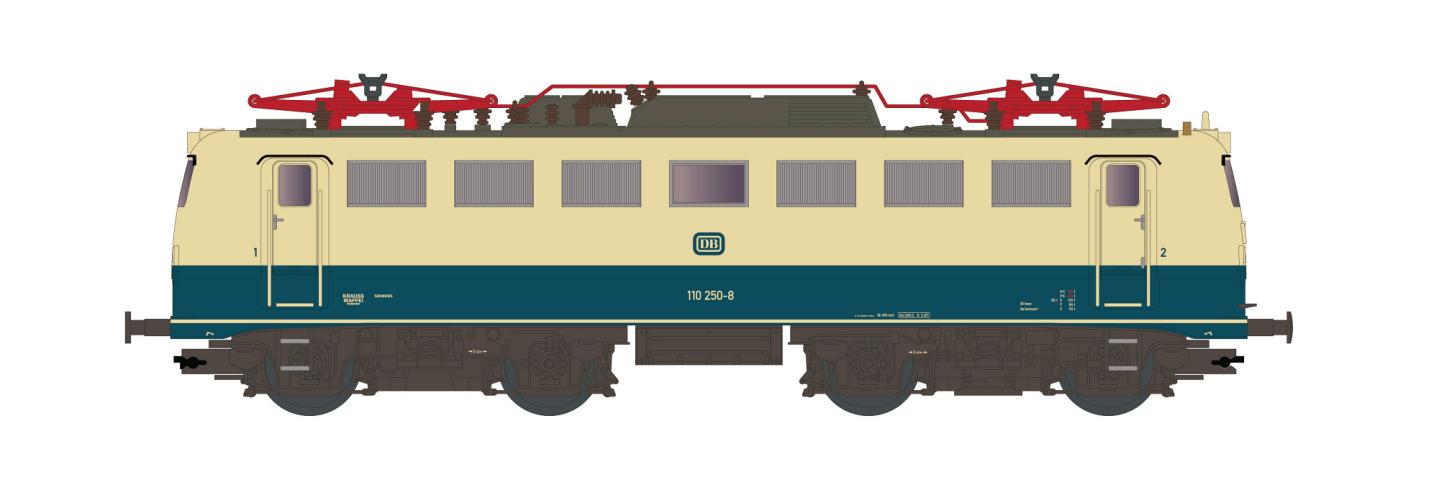 Hobbytrain 28141 E-LOK BR 110 DB, EP.IV-V