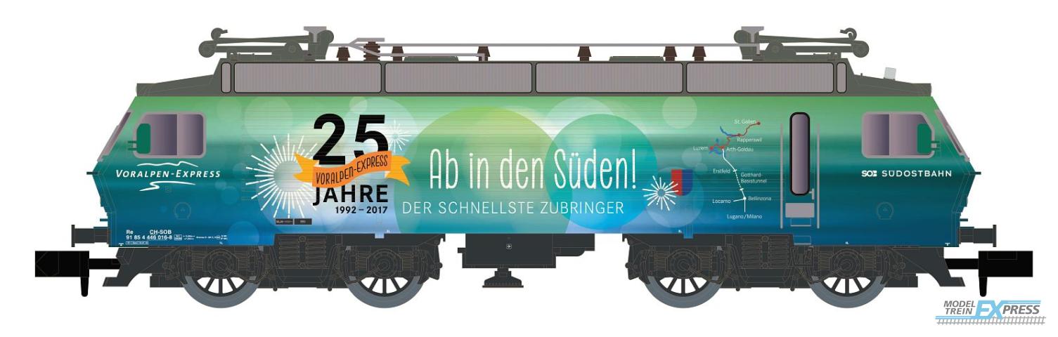 Hobbytrain 28407S E-LOK RE 446 SOB, 25 JAHRE VORALPEN-EXPRESS, SOUND (?/25) *