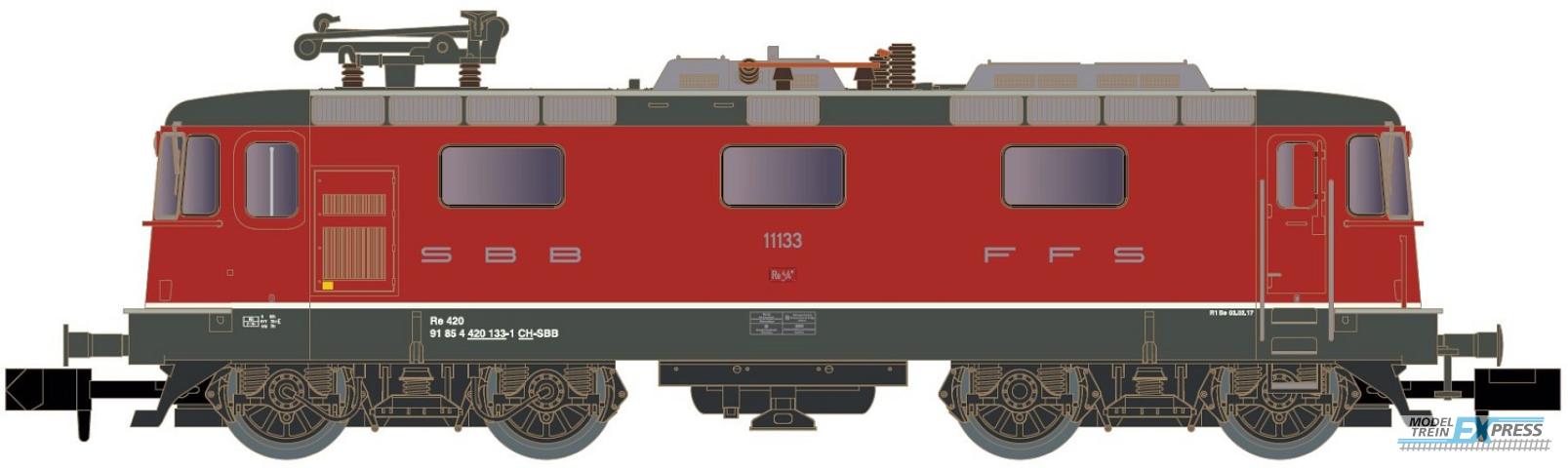 Hobbytrain 3026 1/160 E-LOK RE4/4 II 11133 SBB IV-V EINHOLMSTROMABNEHMER