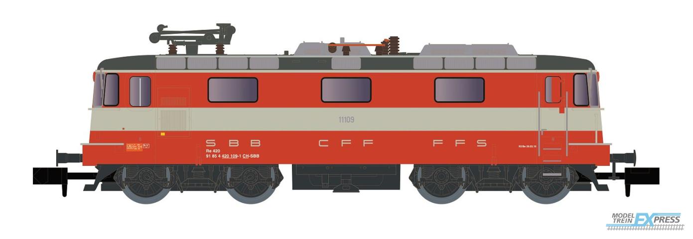 Hobbytrain 3029 E-LOK RE 4/4 II (11109) SBB, EP.VI, SWISS EXPRESS (?/25) *