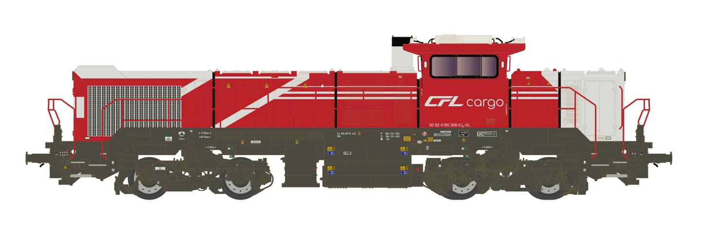 Hobbytrain 32113 DIESELLOK VOSSLOH DE 18 CFL CARGO, EP.VI