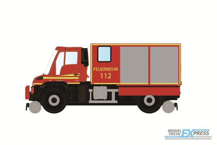 Hobbytrain 32303 ZWEIWEGE UNIMOG U423 FEUERWEHR, EP.VI, DC/DCC (?/25) *
