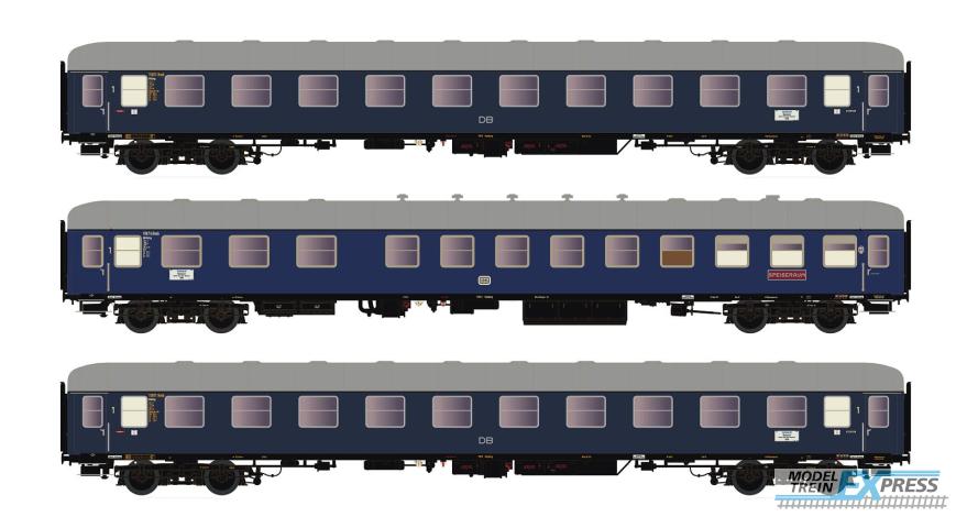Hobbytrain 43047 3ER SET PERSONENWAGEN DB, F15/16 SACHSENROSS, AC (?/25) *