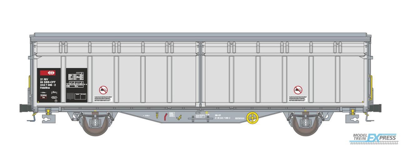 Hobbytrain 45101 SCHIEBEWANDWAGEN HBBILLNS SBB, EP.VI (?/25) *