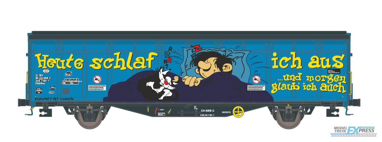 Hobbytrain 45103 SCHIEBEWANDWAGEN HBBILLNS SBB, GRAFFITI-SERIE (?/25) *