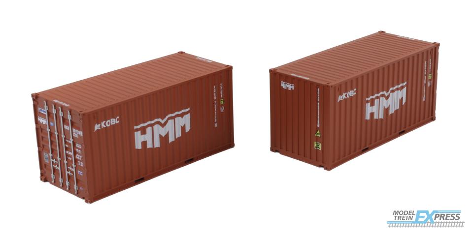 Igra Model 98010018 2-tlg set Container 20' HMM - High Cube