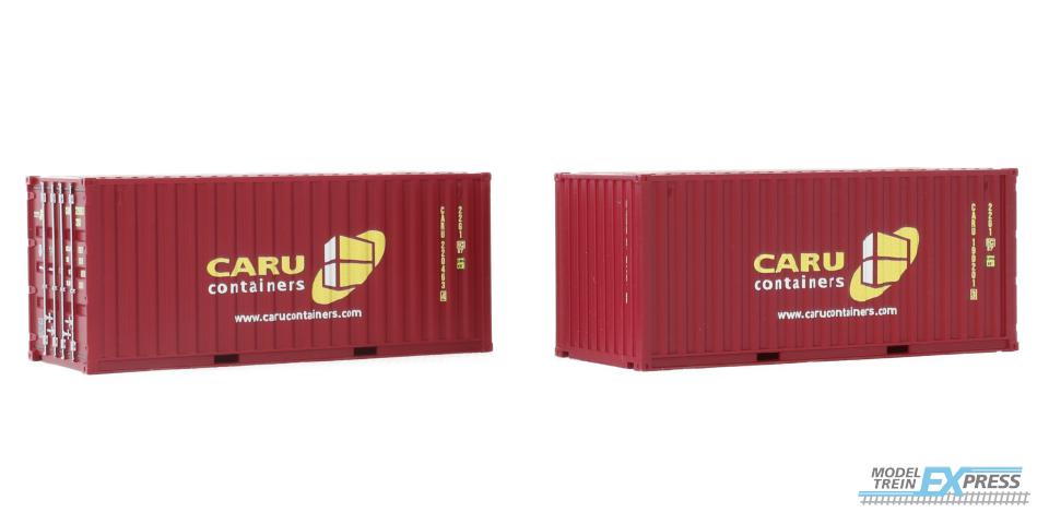Igra Model 98010024 2-tlg set Container 20' Caru - Low Cube