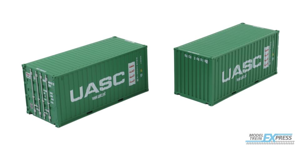 Igra Model 98010032 2-tlg set Container 20' UASC - Low Cube