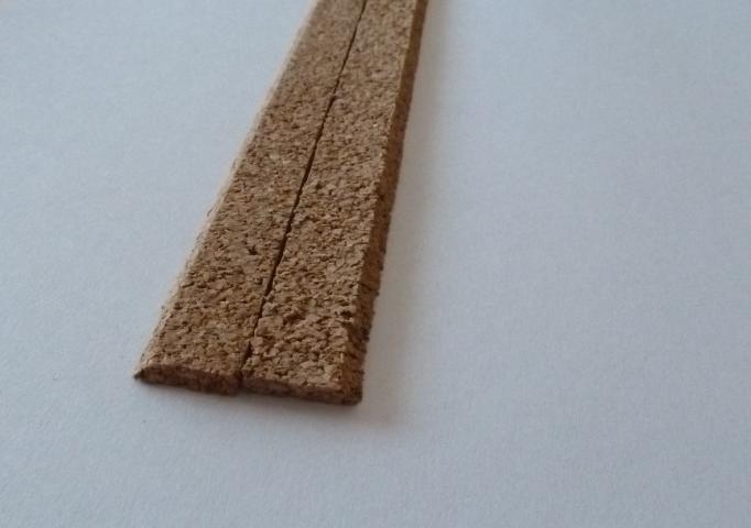 Jeweha (kurk bedding) 0010 Kurk railbedding spoor N 6 x 50 cm ( 3meter ) 3mm dik nr 3.11.14