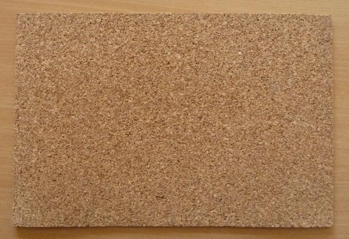 Jeweha (kurk bedding) 0323 Kurk bedding wisselplaat spoor N 200 x 300 mm  3mm dik