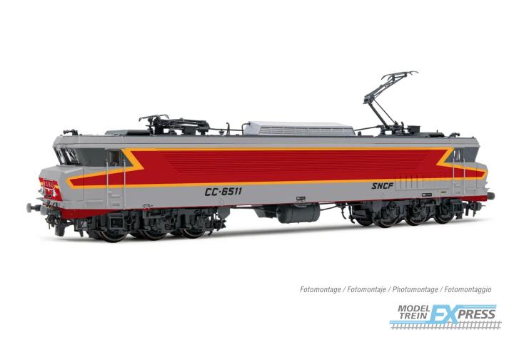 Jouef 2428S SNCF, CC 6511, silver with "Mistral" logo, period IV, DCC Sound
