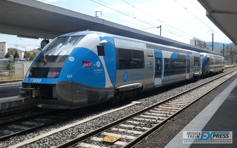 Jouef 2437S SNCF, X 73500 diesel railcar "La Region", ep. VI, with DCC sound decoder