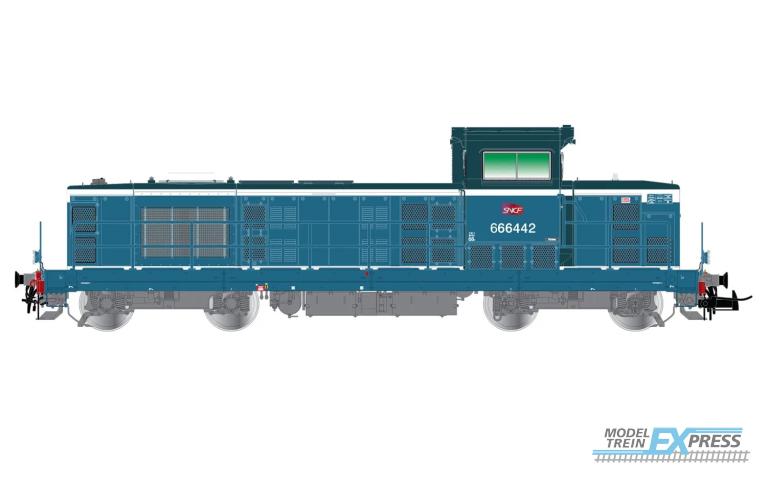 Jouef 2441 SNCF 4-axle diesel locomotive BB 666442 completely blue li