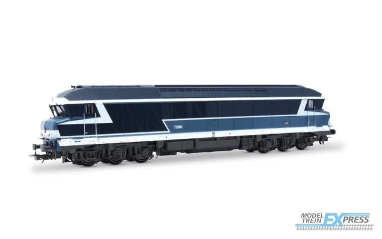 Jouef 2622 SNCF, diesel locomotive CC 72084, blue, carmillon logo, ep. V