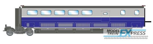Jouef 3005 SNCF, TGV 2N2 EuroDuplex, bar coach, period VI, complementary coach for HJ2362/S/AC/ACS