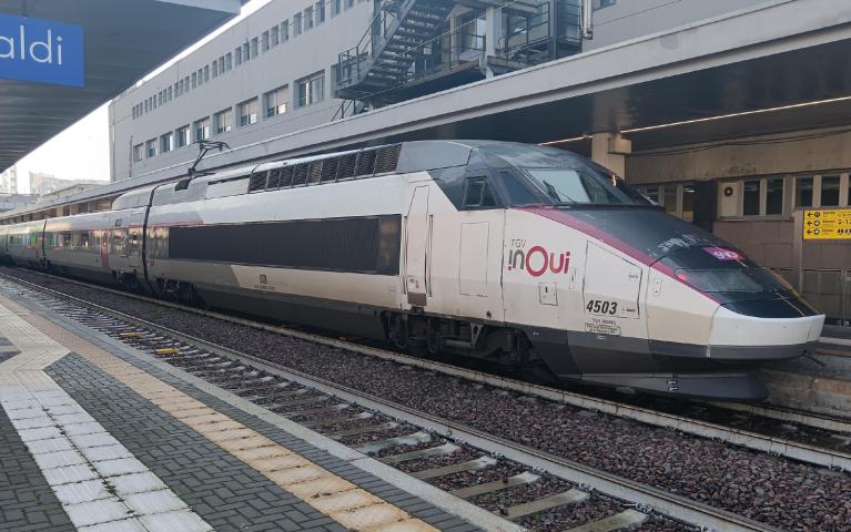 Jouef 3006 SNCF, TGV Réseau tri-current, InOui "Milano-Torino-Lione-Parigi", 3-unit additional set 1, ep. VI
