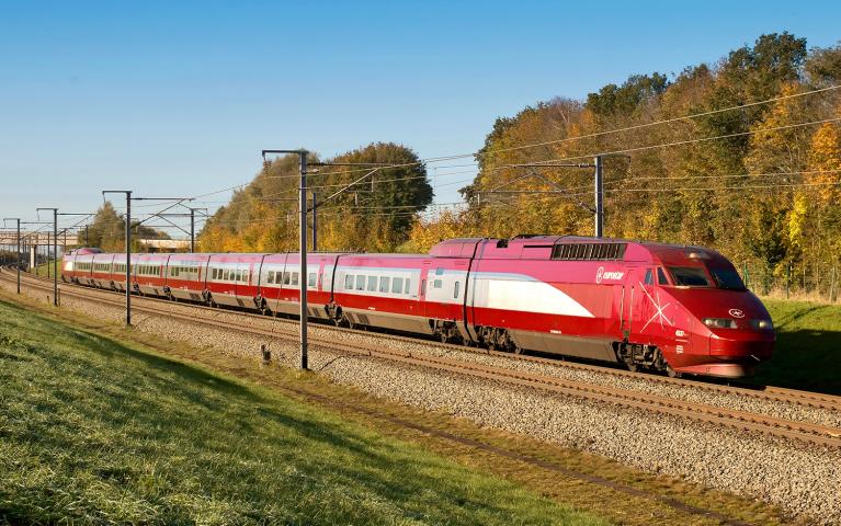 Jouef 3021 EuroStar PBA, 2nd re-design, 3 x 2nd class coaches, ep. VI