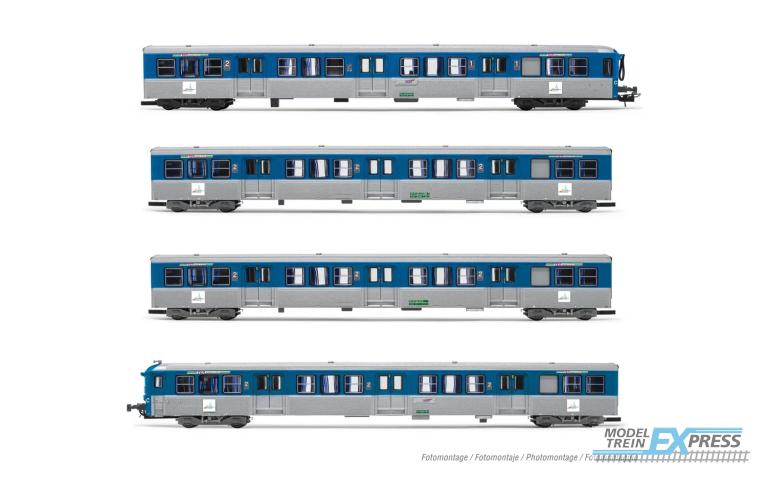 Jouef 4185 SNCF, 4-unit pack, Stelyrail bleu
