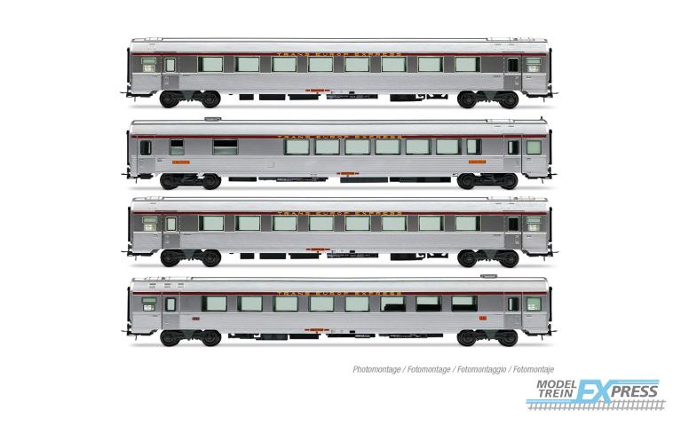 Jouef 4205 SNCF, 4-unit set TEE "Jules Verne", ep. IV
