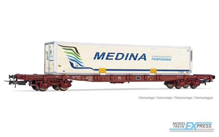 Jouef 6211 SNCF, 4-axle S7 wagon with caisse mobile "MEDINA", period V
