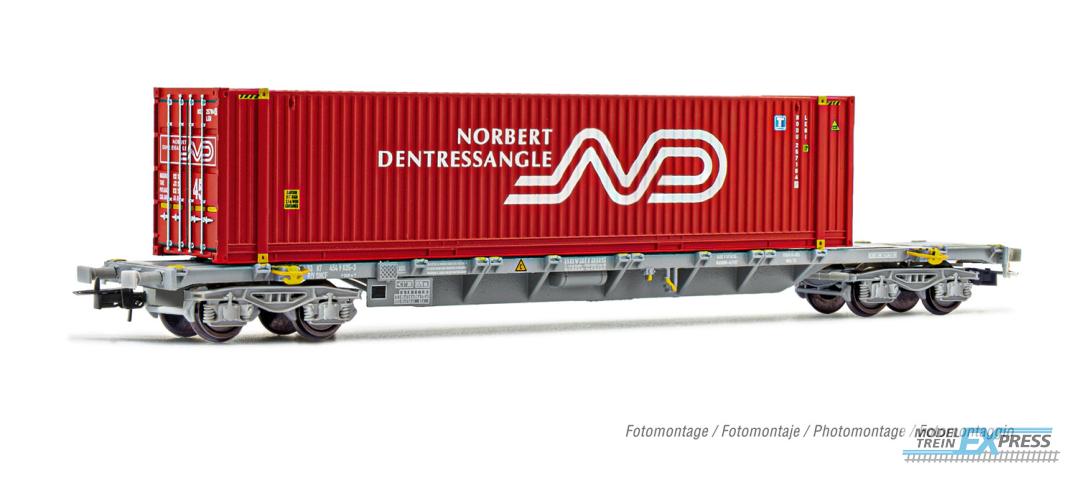 Jouef 6241 SNCF 4-axle container wagon Sgss 45' container Norbert Dent