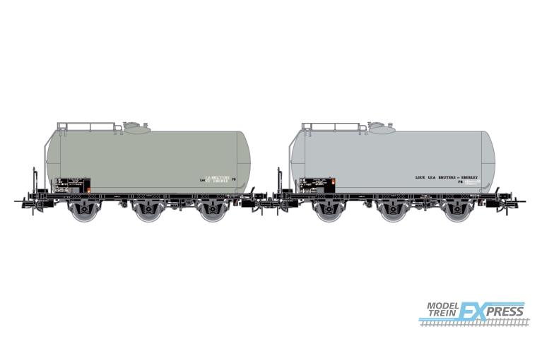 Jouef 6248 SNCF, 2-unit pack 3-axle tank wagons "Europ Rail S.G.M.F. / Bruyere et Eberlet", ep. IV
