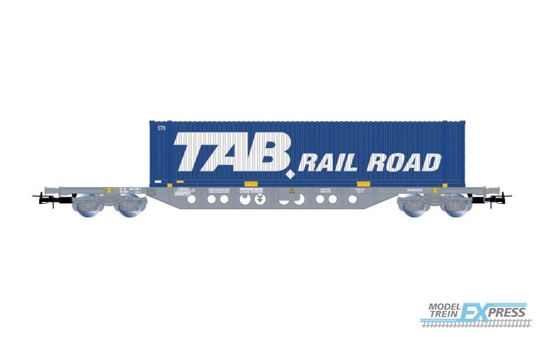 Jouef 6262 Sgnss container wagon with 45 container TAB RAIL ROAD"