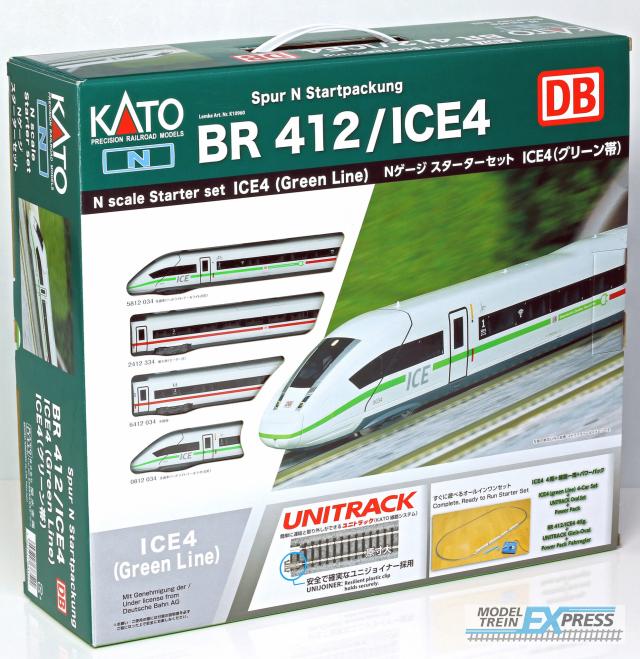 Kato 10960 1/160 ICE 4 STARTSET +SCHIENEN TRAFO DB AG/KLIMA