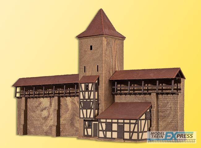 Kibri 37108 N Wehrturm mit Mauer in Rothenburg
