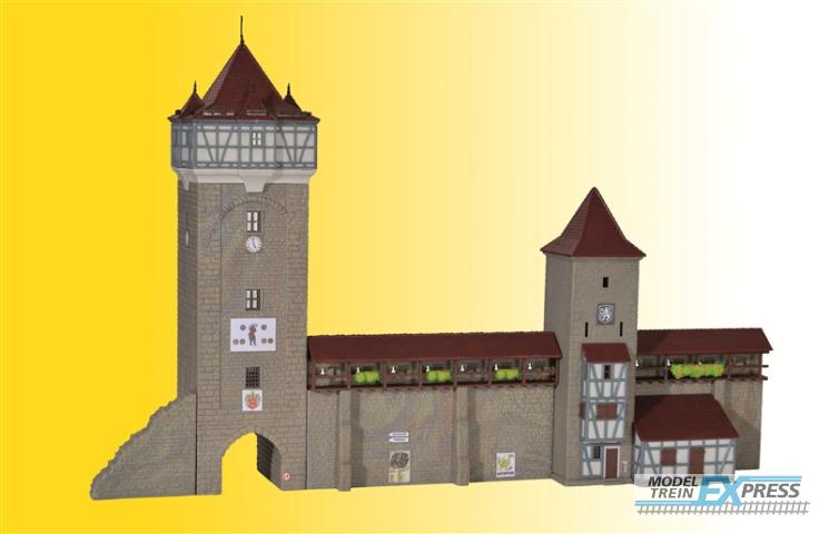 Kibri 37362 N Stadtmauer mit Fachwerkturm
