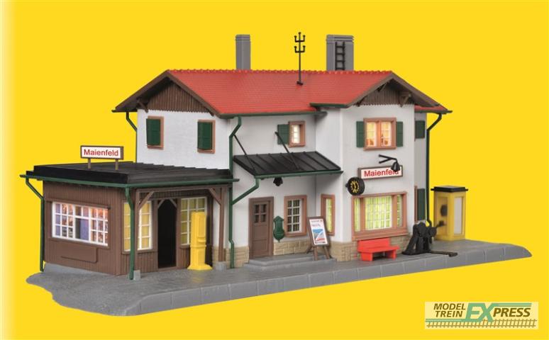 Kibri 39496 H0 Bahnhof Maienfeld inkl. Hausbeleuchtungs-Startset