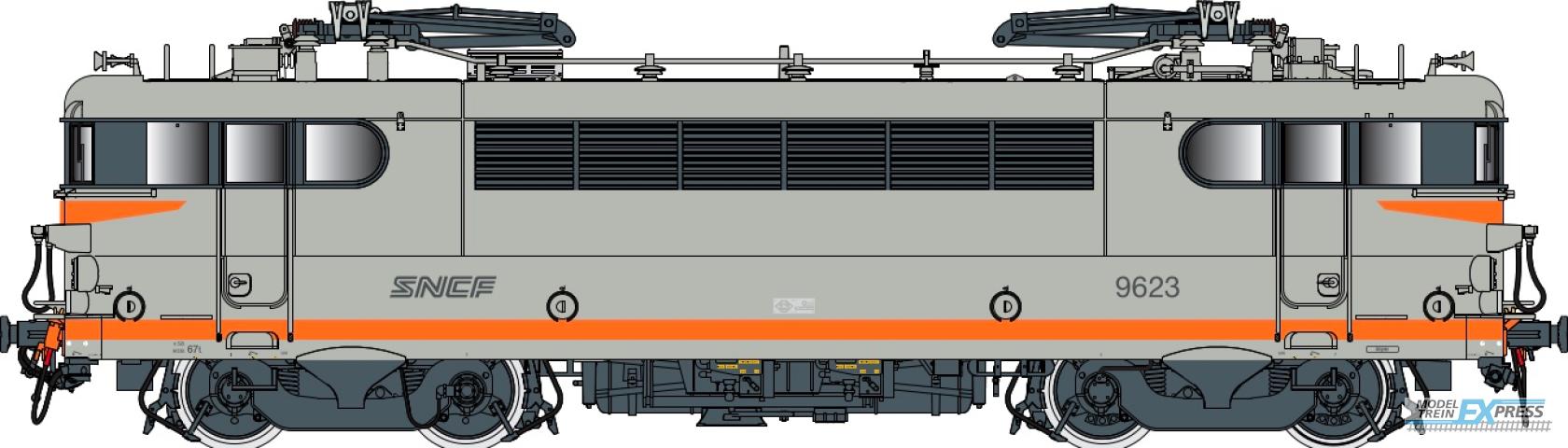 LS Models 10220 BB 9600, grijs/oranje, noedels logo  /  Ep. V  /  SNCF  /  HO  /  DC  /  1 P.