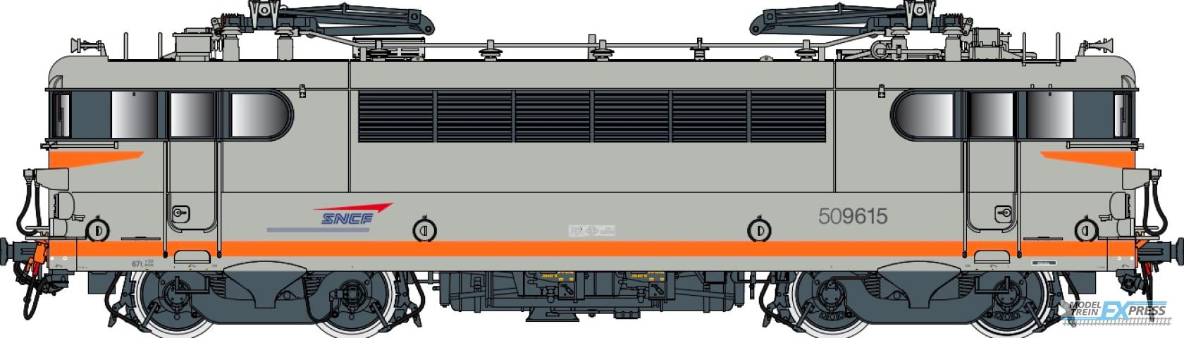 LS Models 10221S BB 9600, grijs/oranje,  pet logo  /  Ep. V  /  SNCF  /  HO  /  DC SOUND  /  1 P.