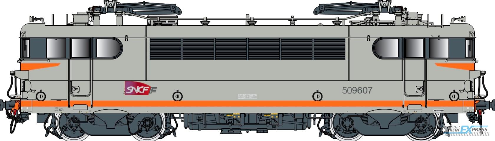 LS Models 10222 BB 9600, grijs/oranje, carmillon logo  /  Ep. V  /  SNCF  /  HO  /  DC  /  1 P.