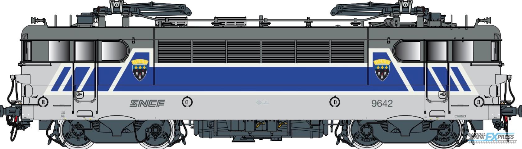 LS Models 10223 BB 9600, grijs/blauw/wit/oranje, Centre, noedels logo  /  Ep. V  /  SNCF  /  HO  /  DC  /  1 P.