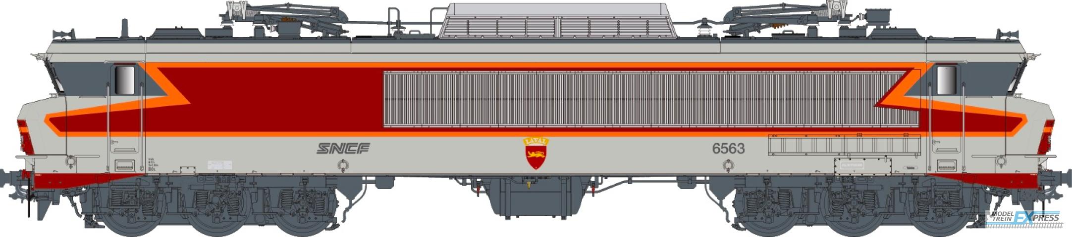 LS Models 10316 CC 6563, betongrijs, ARZENZ-livrei, noedel-logo, depot Vénissieux / Ep. IV-V / SNCF / HO / DC / 1 P.