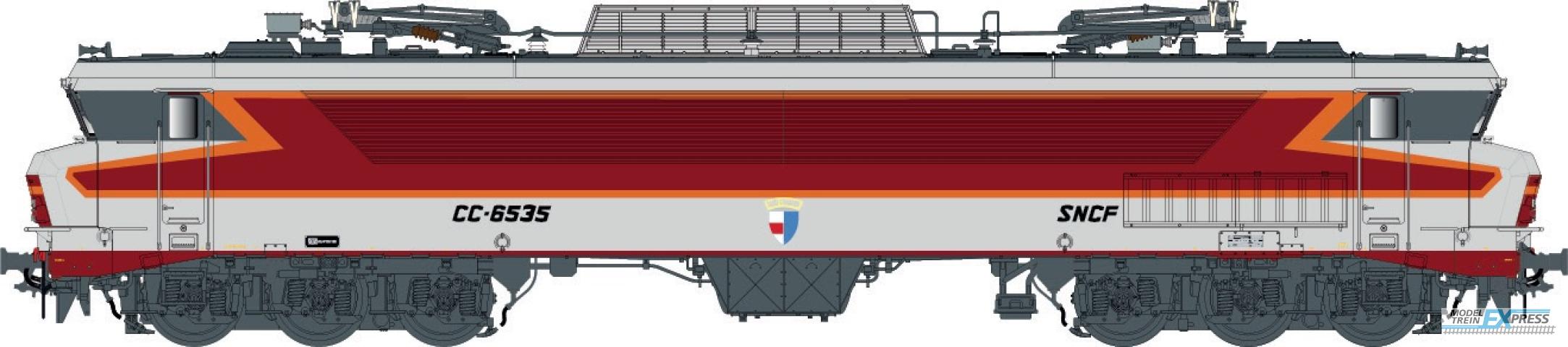 LS Models 10331S CC 6535, metallic gray, ARZENS livery, Lyon Mouche depot, 200 Km/h  /  Ep. IV  /  SNCF  /  HO  /  DC SOUND  /  1 P.
