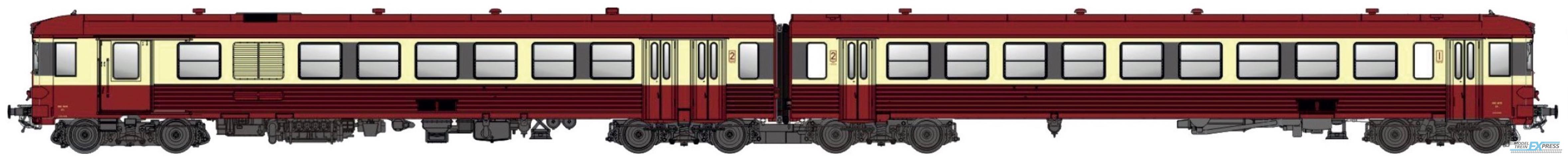 LS Models 10539S X4630, rouge crème, Lyon-Vaise  /  Ep. IV  /  SNCF  /  HO  /  AC SOUND  /  ---