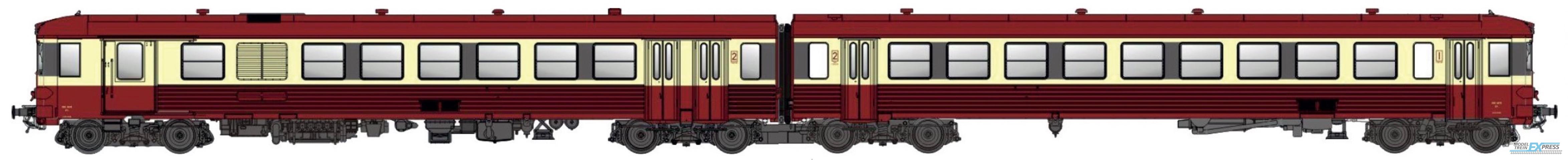 LS Models 10563S X4630, rouge crème, Longueau  /  Ep. V-VI  /  SNCF  /  HO  /  AC SOUND  /  ---