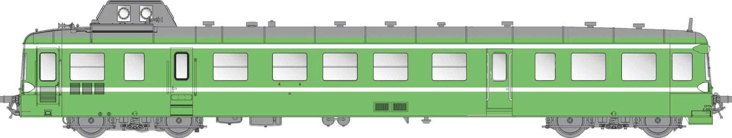 LS Models 10612S X3900, groene livrei, Commandement / Ep. V / SNCF / HO / AC SOUND / 1 P.