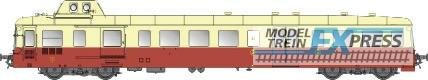 LS Models 10619 X 3800, rood/creme, 2e klas, Nice  /  Ep. IIICD  /  SNCF  /  HO  /  AC  /  1 P.