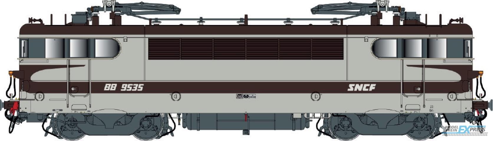 LS Models 10726 BB 9400, grijs/bruin/oranje, Arzens, vet logo  /  Ep. IV-V  /  SNCF  /  HO  /  AC  /  1 P.