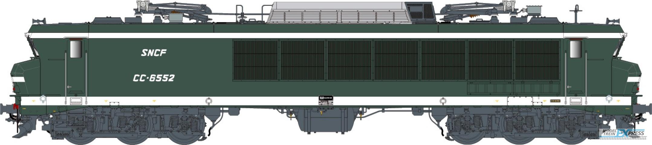 LS Models 10815 CC 6552, Maurienne-livrei, gemoderniseerde buffers, depot Lyon-Mouche / Ep. IV / SNCF / HO / AC / 1 P.