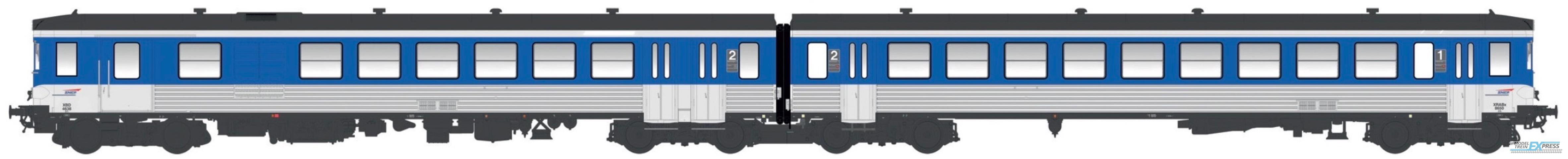 LS Models 11032S X4638-XR8650,bleu, TER SNCF, Nevers  /  Ep. V  /  SNCF  /  HO  /  DC  /  ---