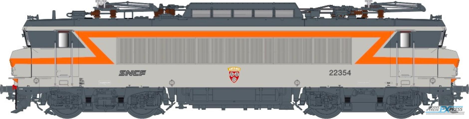 LS Models 11061 BB22354. betongrijs/oranje. Noedel-logo, wapen "Ancenis", depot Rennes / Ep. V / SNCF / HO / DC / 1 P.
