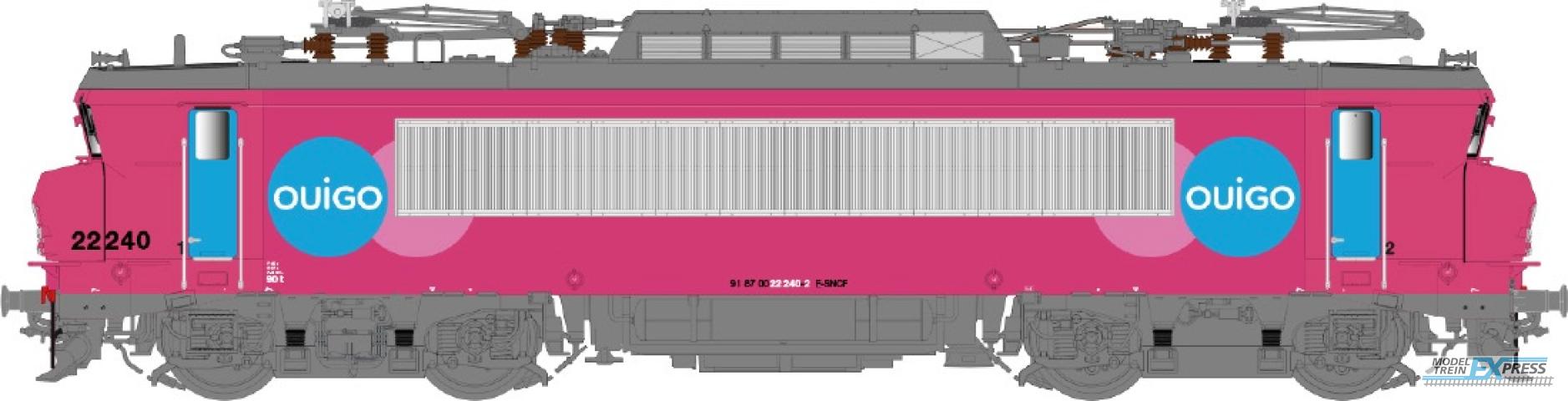 LS Models 11106S BB22240, OUIGO-livrei, Carmillion-logo / Ep. VI / SNCF / HO / DC SOUND / 1 P.