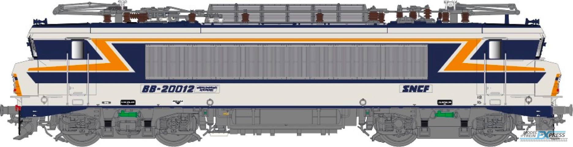 LS Models 11198S BB20012, zilvergrijs/TEN-blauw/creme, depot Strasbourg / EP. IV / SNCF / HO / DC SOUND / 1 P.