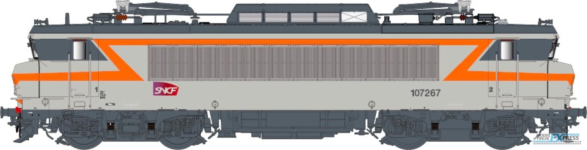 LS Models 11206S BB107267, betongrijs/oranje, Carmillon-logo, depot Toulouse / Ep. VI / SNCF / HO / DC SOUND / 1 P.